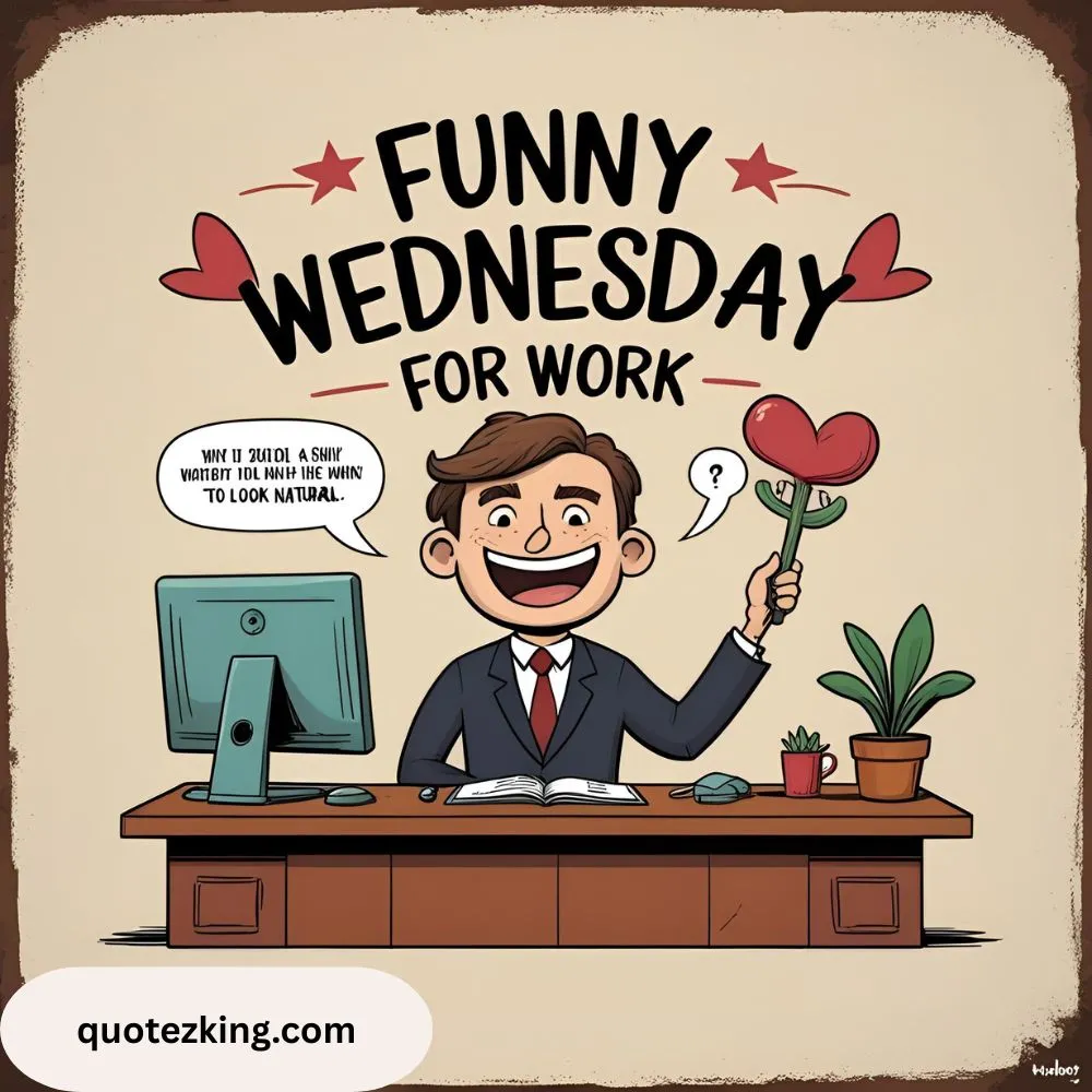 Funny Wednesday Quotes for Work