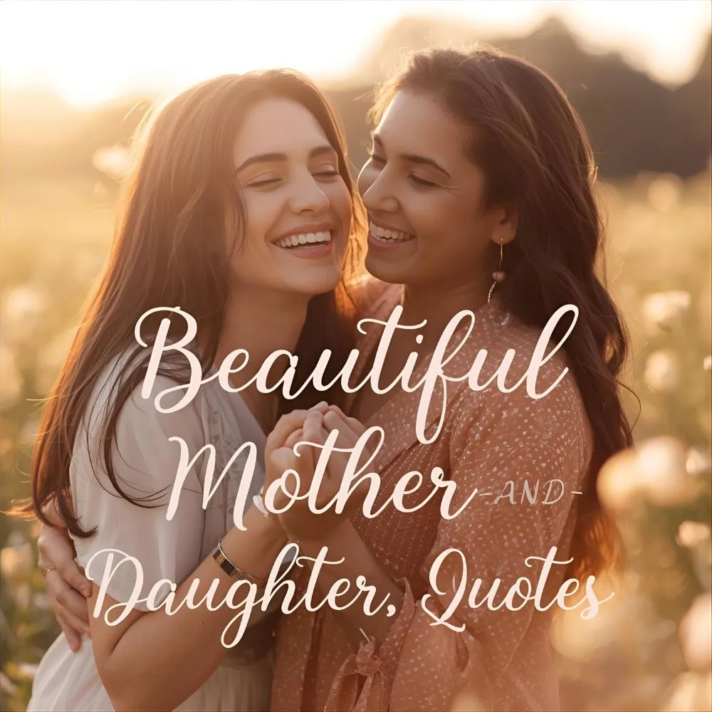 Beautiful Mother and Daughter Quotes