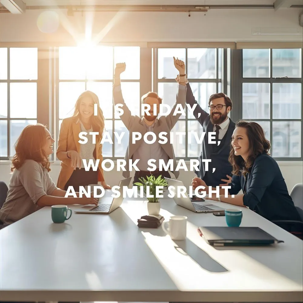 Positive Friday Work Quotes