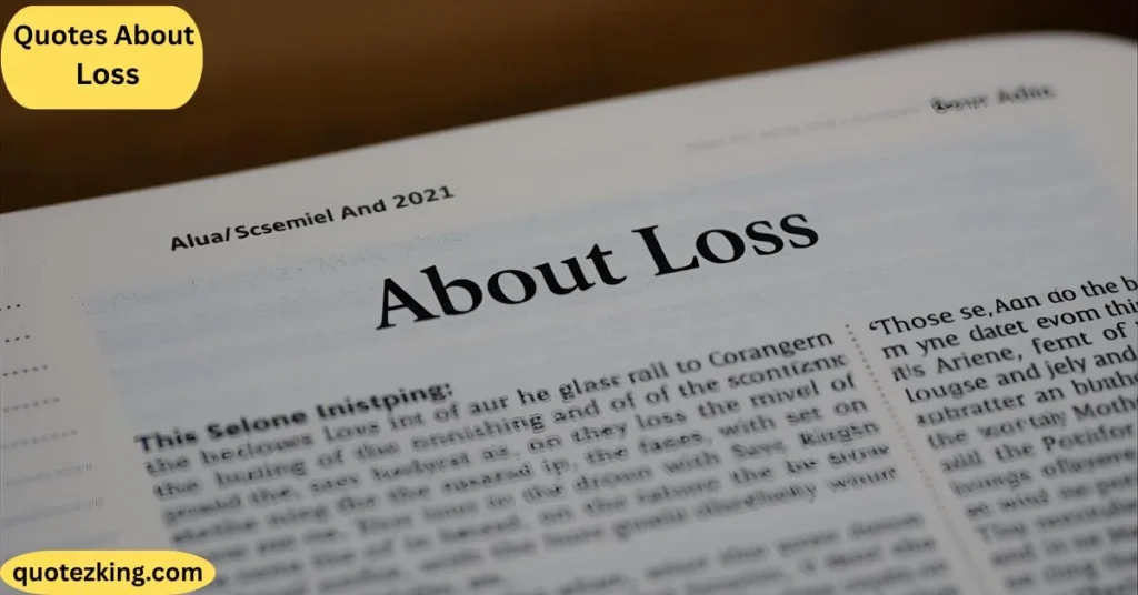 Bible Quotes About Loss