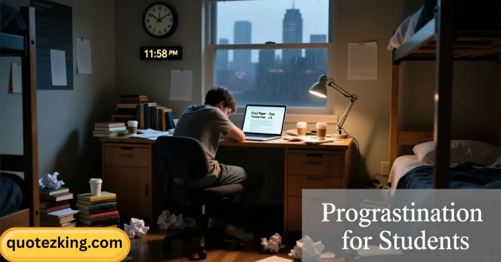 Procrastination Quotes for Students