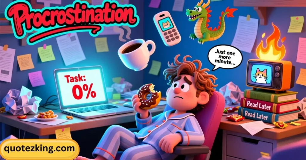 Procrastination Quotes Funny