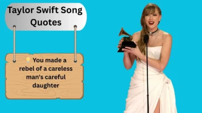 Taylor Swift Song Quotes