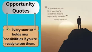 Opportunity Quotes