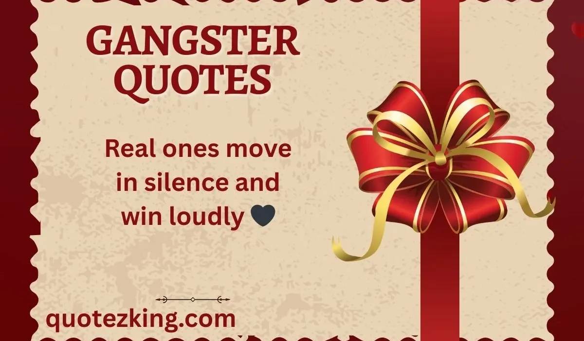 Gangster Quotes