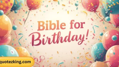 Bible Quotes for Birthday