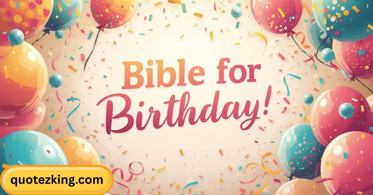 Bible Quotes for Birthday